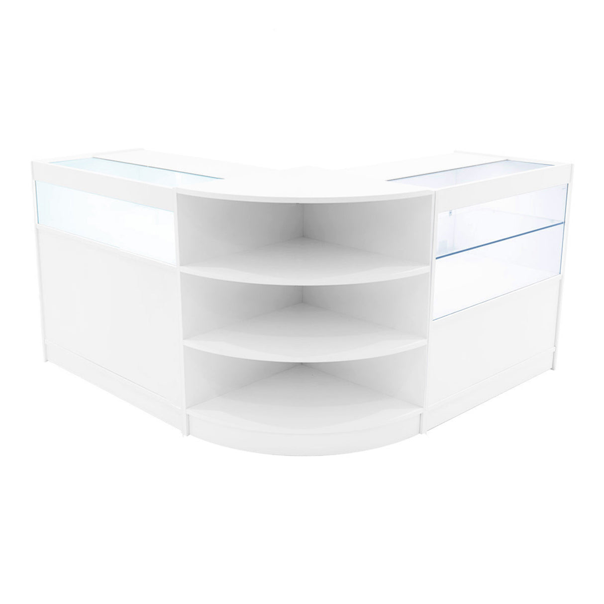 "HARMONIA" Set med LED-belysta Butiksmoduler LM60+B900+C900 – Vit