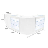 "ARIES" Set med LED-belysta Butiksmoduler CM60 + 2xK900 + TB60 – Vit