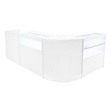 "GRAVITY" Set med LED-belysta Butiksmoduler CM60 + B900 + C900 + TB60 – Vit