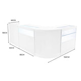 "GRAVITY" Set med LED-belysta Butiksmoduler CM60 + B900 + C900 + TB60 – Vit