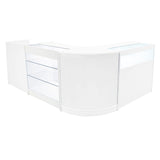 "POLARIS" Set med LED-belysta Butiksmoduler CM60 + B900 + K900 + TB60 – Vit