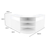 "SAGITTARIUS " Set med LED-belysta Butiksmoduler LM60 + 2xB900 + TB60 – Vit