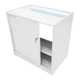 "HYPERION" Set med LED-belysta Butiksmoduler LM60 + B900 + K900 + TB60 – Vit