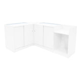 "HYPERION" Set med LED-belysta Butiksmoduler LM60 + B900 + K900 + TB60 – Vit