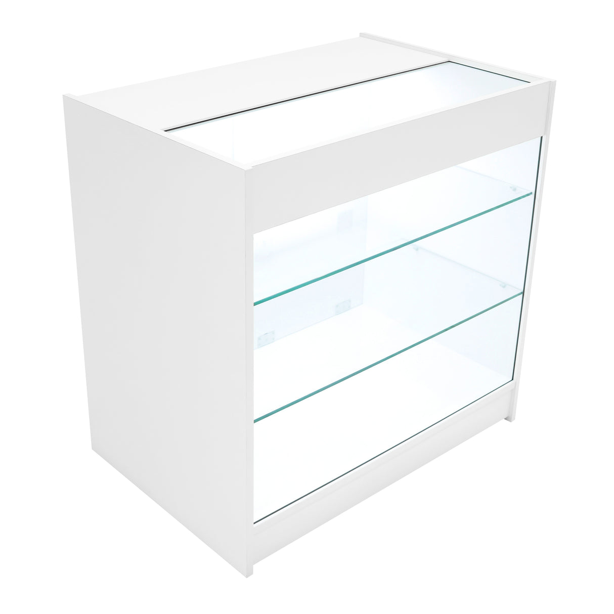 "HYPERION" Set med LED-belysta Butiksmoduler LM60 + B900 + K900 + TB60 – Vit