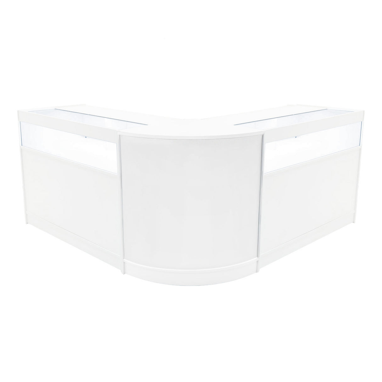 "IRIS" Set med LED-belysta Butiksmoduler CM60+ 2x B1200 – Vit