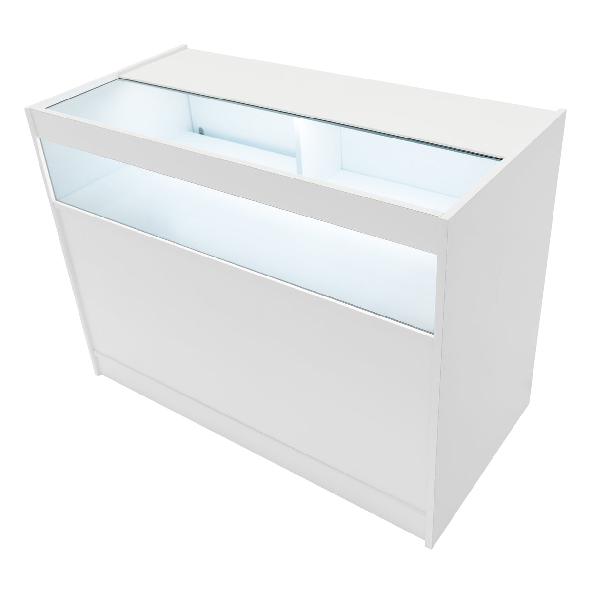 "IRIS" Set med LED-belysta Butiksmoduler CM60+ 2x B1200 – Vit
