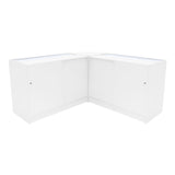 "ADONIS" Set med LED-belysta Butiksmoduler CM60+B1200+C1200 – Vit