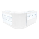 "HERA" Set med LED-belysta Butiksmoduler CM60+K1200+C1200 – Vit