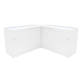 "HERA" Set med LED-belysta Butiksmoduler CM60+K1200+C1200 – Vit