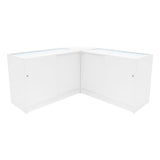 "TRITON" Set med LED-belysta Butiksmoduler CM60+K1200+B1200 – Vit