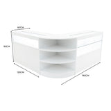 "HARMONIA" Set med LED-belysta Butiksmoduler LM60+B1200+C1200 – Vit