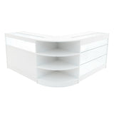 "DEMETER" Set med LED-belysta Butiksmoduler LM60+K1200+B1200 – Vit