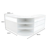 "DEMETER" Set med LED-belysta Butiksmoduler LM60+K1200+B1200 – Vit