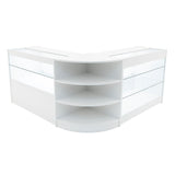 "CALLIOPE" Set med LED-belysta Butiksmoduler LM60+K1200+C1200 – Vit