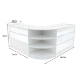 "CALLIOPE" Set med LED-belysta Butiksmoduler LM60+K1200+C1200 – Vit