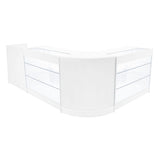 "ARIES" Set med LED-belysta Butiksmoduler CM60 + 2xK1200 + TB60 – Vit