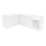 "ARIES" Set med LED-belysta Butiksmoduler CM60 + 2xK1200 + TB60 – Vit