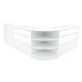 "ECLIPSE" Set med LED-belysta Butiksmoduler LM60 + 2xC1200 + TB60 – Vit