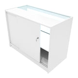 "ECLIPSE" Set med LED-belysta Butiksmoduler LM60 + 2xC1200 + TB60 – Vit