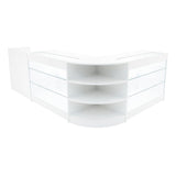 "ASTRO" Set med LED-belysta Butiksmoduler LM60 + 2xK1200 + TB60 – Vit
