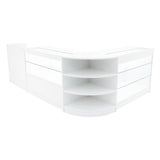 "THEIA" Set med LED-belysta Butiksmoduler LM60 + K1200 + C1200 + TB60 – Vit
