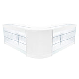 "HELIOS" Set med LED-belysta Butiksmoduler CM60+ 2x K1500 – Vit