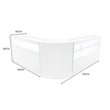 "ADONIS" Set med LED-belysta Butiksmoduler CM60+B1500+C1500 – Vit