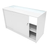 "TRITON" Set med LED-belysta Butiksmoduler CM60+K1500+B1500 – Vit