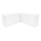 "TRITON" Set med LED-belysta Butiksmoduler CM60+K1500+B1500 – Vit
