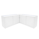 "THESEUS" Set med LED-belysta Butiksmoduler LM60+ 2x B1500 – Vit
