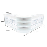 "APOLLO" Set med LED-belysta Butiksmoduler LM60+ 2x K1500 – Vit