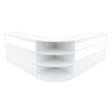 "HARMONIA" Set med LED-belysta Butiksmoduler LM60+B1500+C1500 – Vit