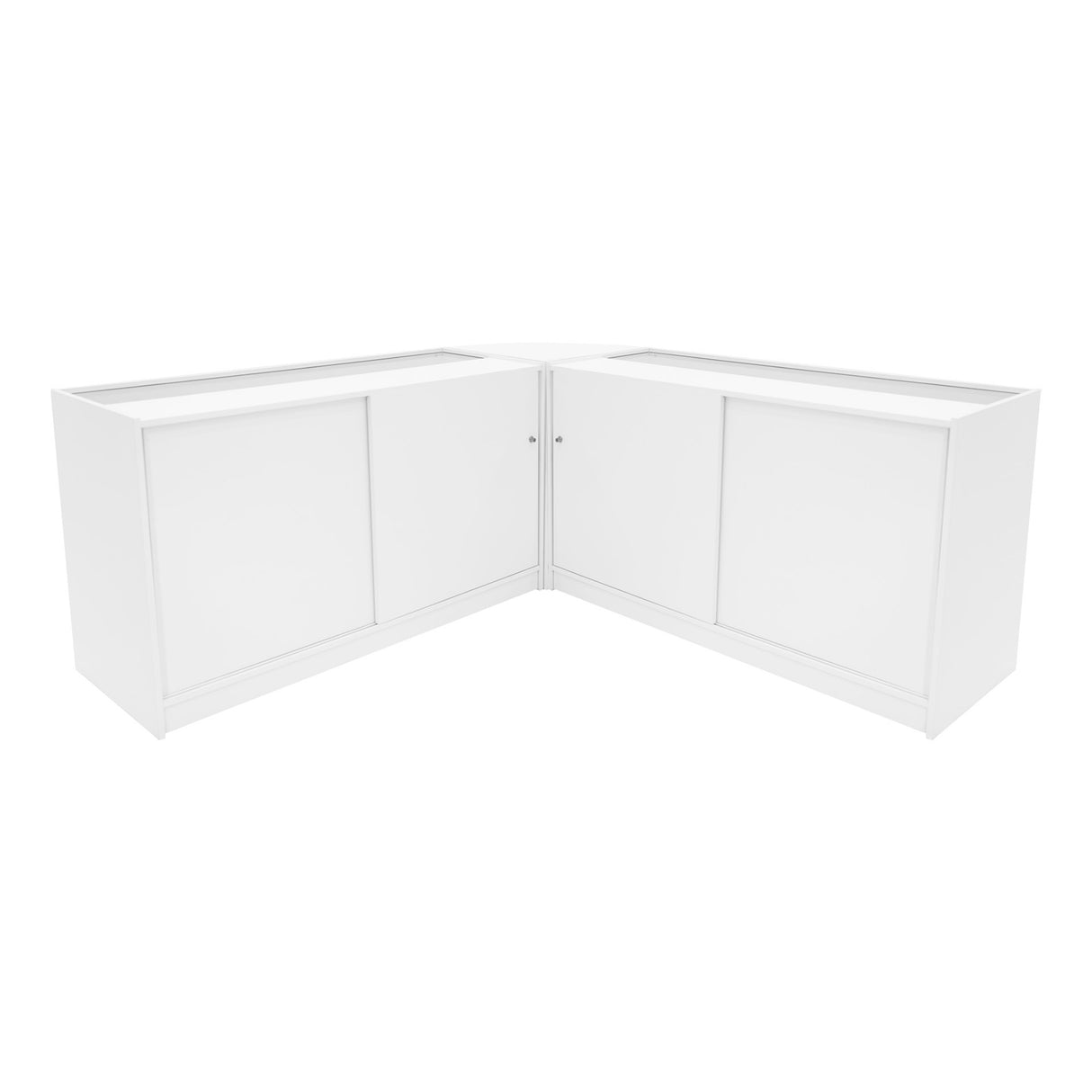 "HARMONIA" Set med LED-belysta Butiksmoduler LM60+B1500+C1500 – Vit