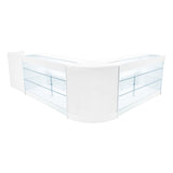 "ARIES" Set med LED-belysta Butiksmoduler CM60 + 2xK1500 + TB60 – Vit