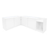 "GRAVITY" Set med LED-belysta Butiksmoduler CM60 + B1500 + C1500 + TB60 – Vit