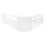 "POLARIS" Set med LED-belysta Butiksmoduler CM60 + B1500 + K1500 + TB60 – Vit