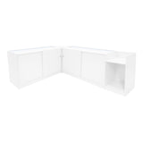 "ECLIPSE" Set med LED-belysta Butiksmoduler LM60 + 2xC1500 + TB60 – Vit