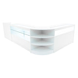 "EUROPA" Set med LED-belysta Butiksmoduler LM60 + B1500 + C1500 + TB60 – Vit