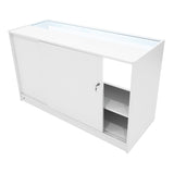 "EUROPA" Set med LED-belysta Butiksmoduler LM60 + B1500 + C1500 + TB60 – Vit