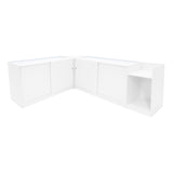 "EUROPA" Set med LED-belysta Butiksmoduler LM60 + B1500 + C1500 + TB60 – Vit
