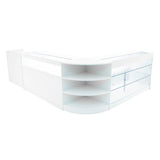 "HYPERION" Set med LED-belysta Butiksmoduler LM60 + B1500 + K1500 + TB60 – Vit