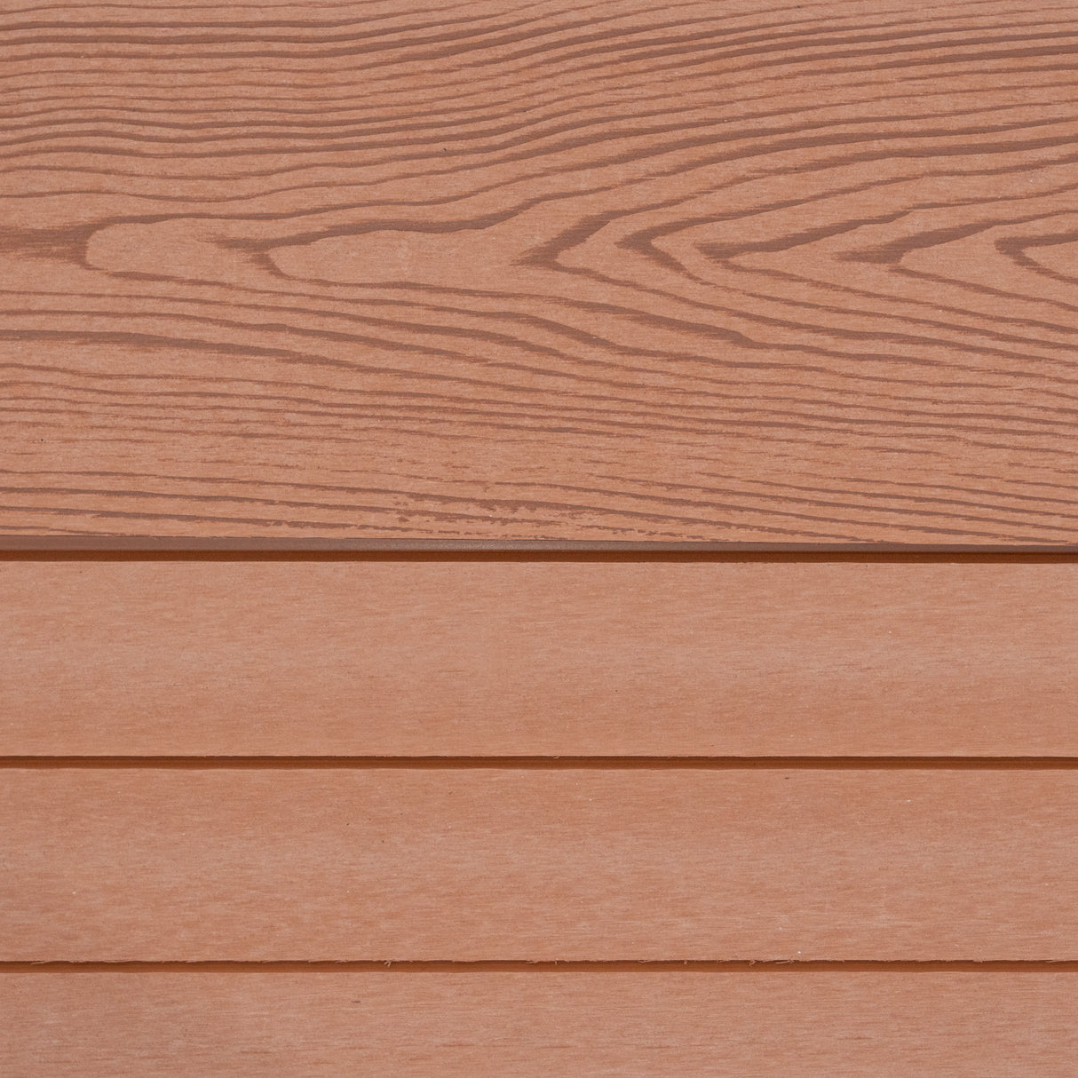 Staket för utomhusbruk i WPC och aluminium – 4x paneler + 5 stolpar | Brun