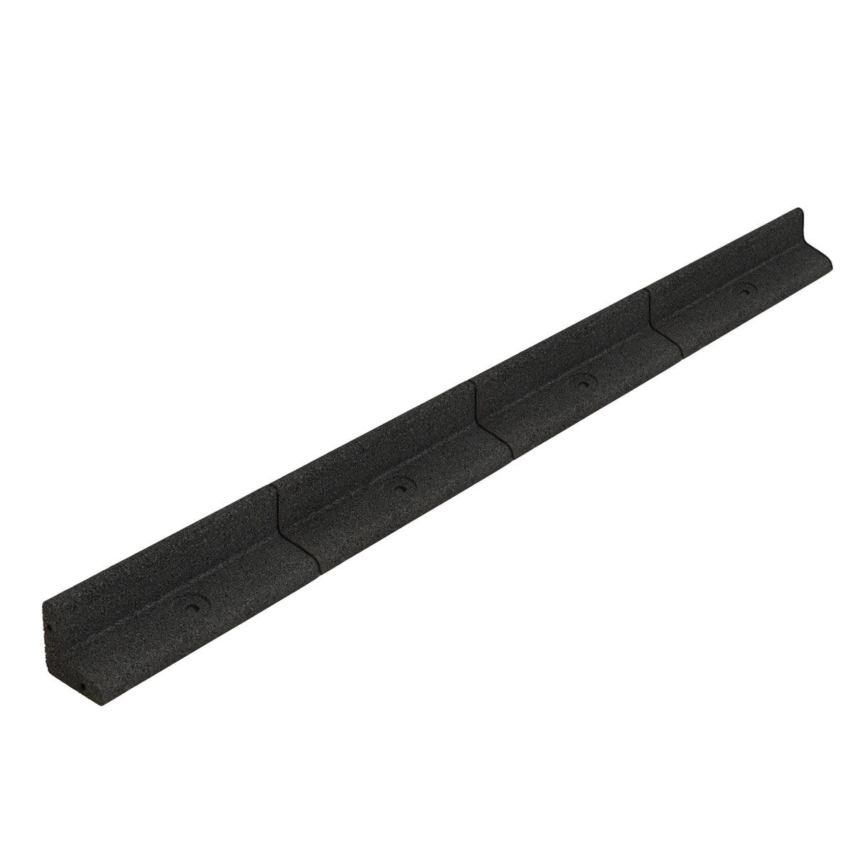 Flexibel gräskant 8 x 1,2 m med gummiklubba – Svart