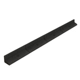 Flexibel gräskant 8 x 1,2 m med gummiklubba – Svart