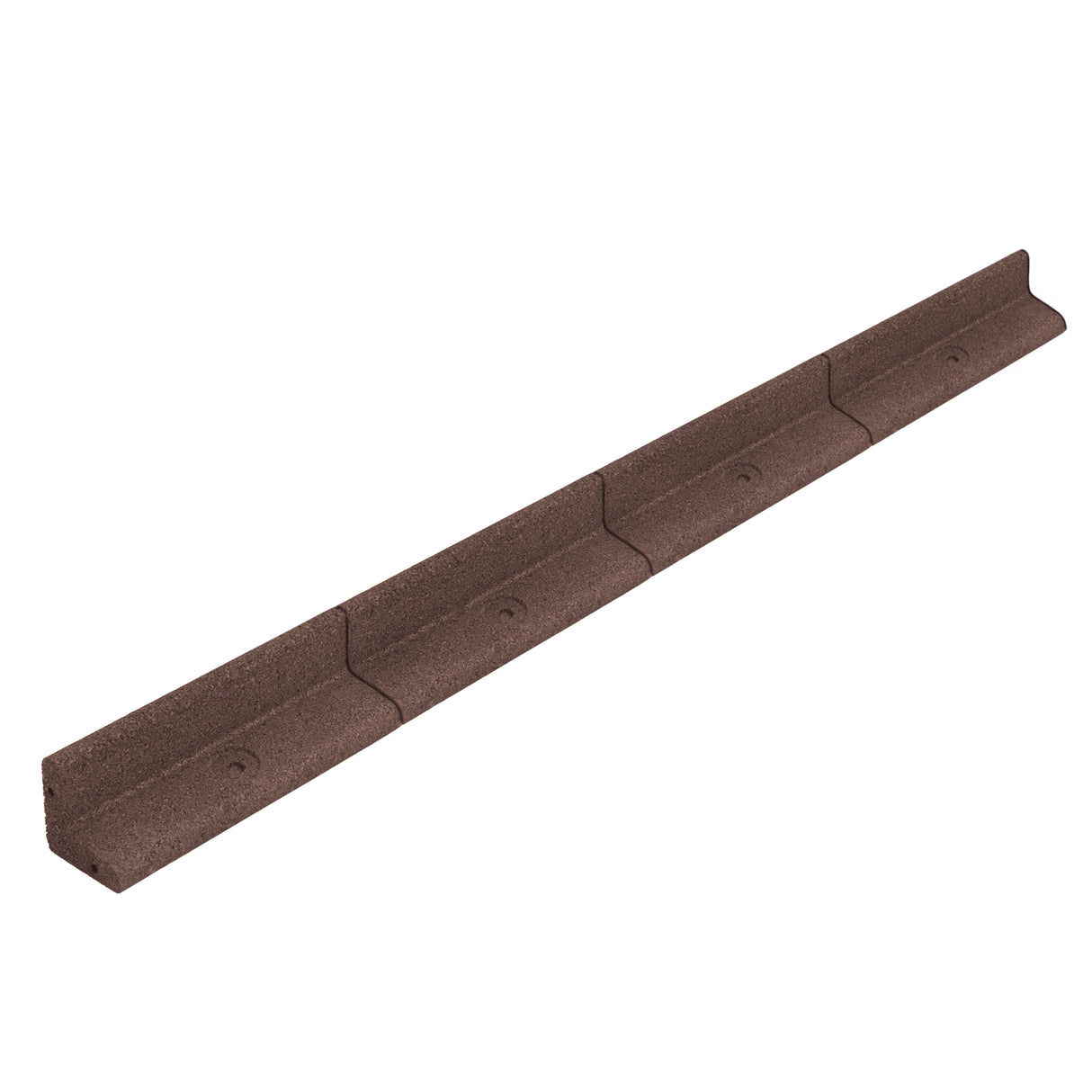 Flexibel gräskant 4 x 1,2 m med gummiklubba – Brun