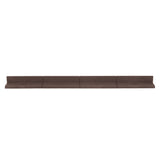 Flexibel gräskant 4 x 1,2 m med gummiklubba – Brun
