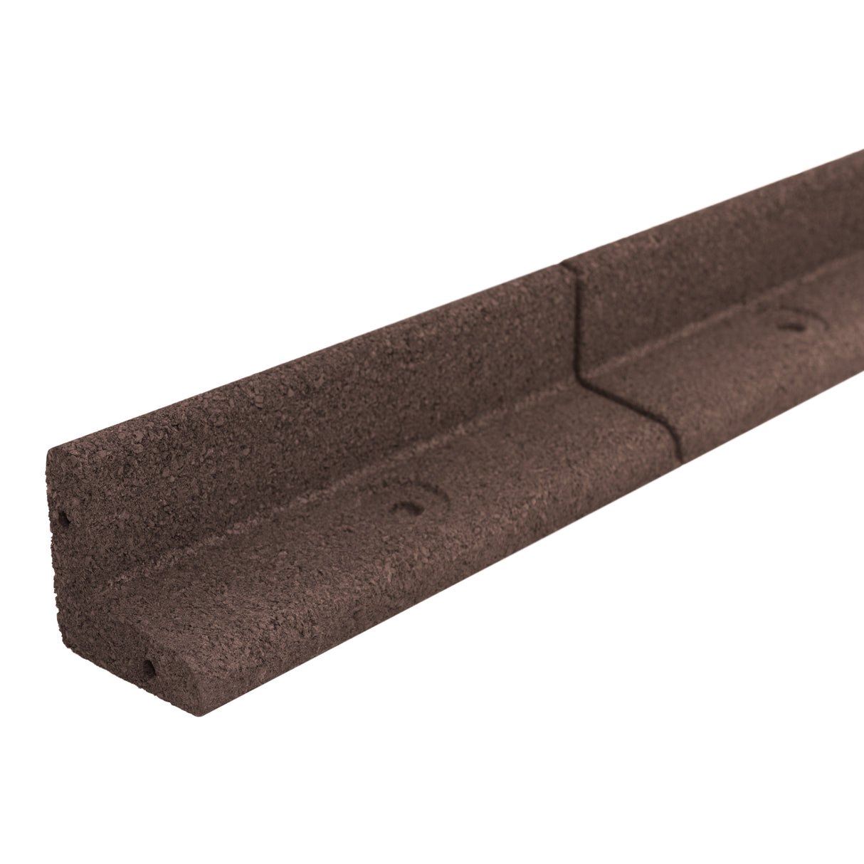 Flexibel gräskant 4 x 1,2 m med gummiklubba – Brun