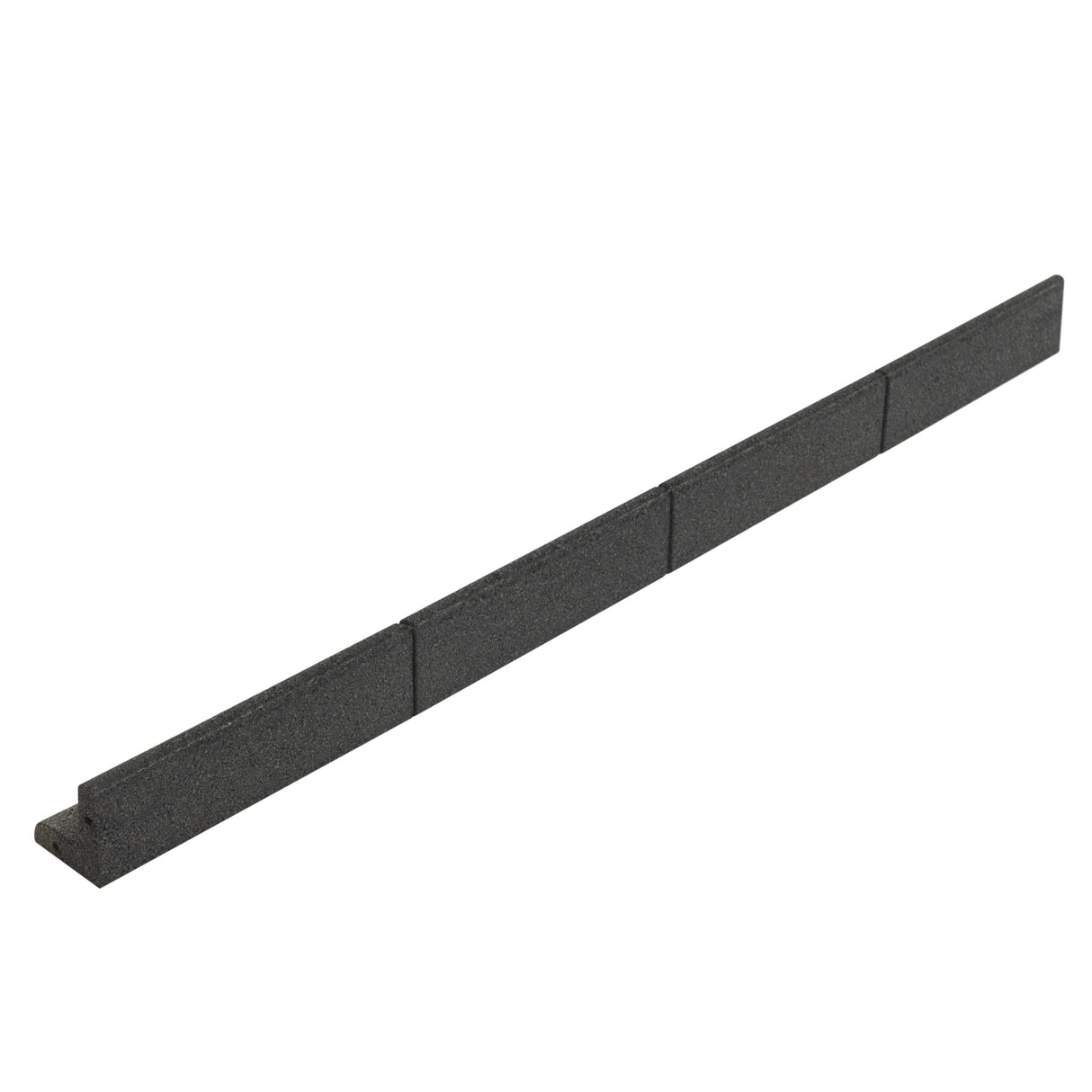 Flexibel gräskant 10 x 1,2 m med gummiklubba – Grå