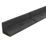 Flexibel gräskant 10 x 1,2 m med gummiklubba – Grå